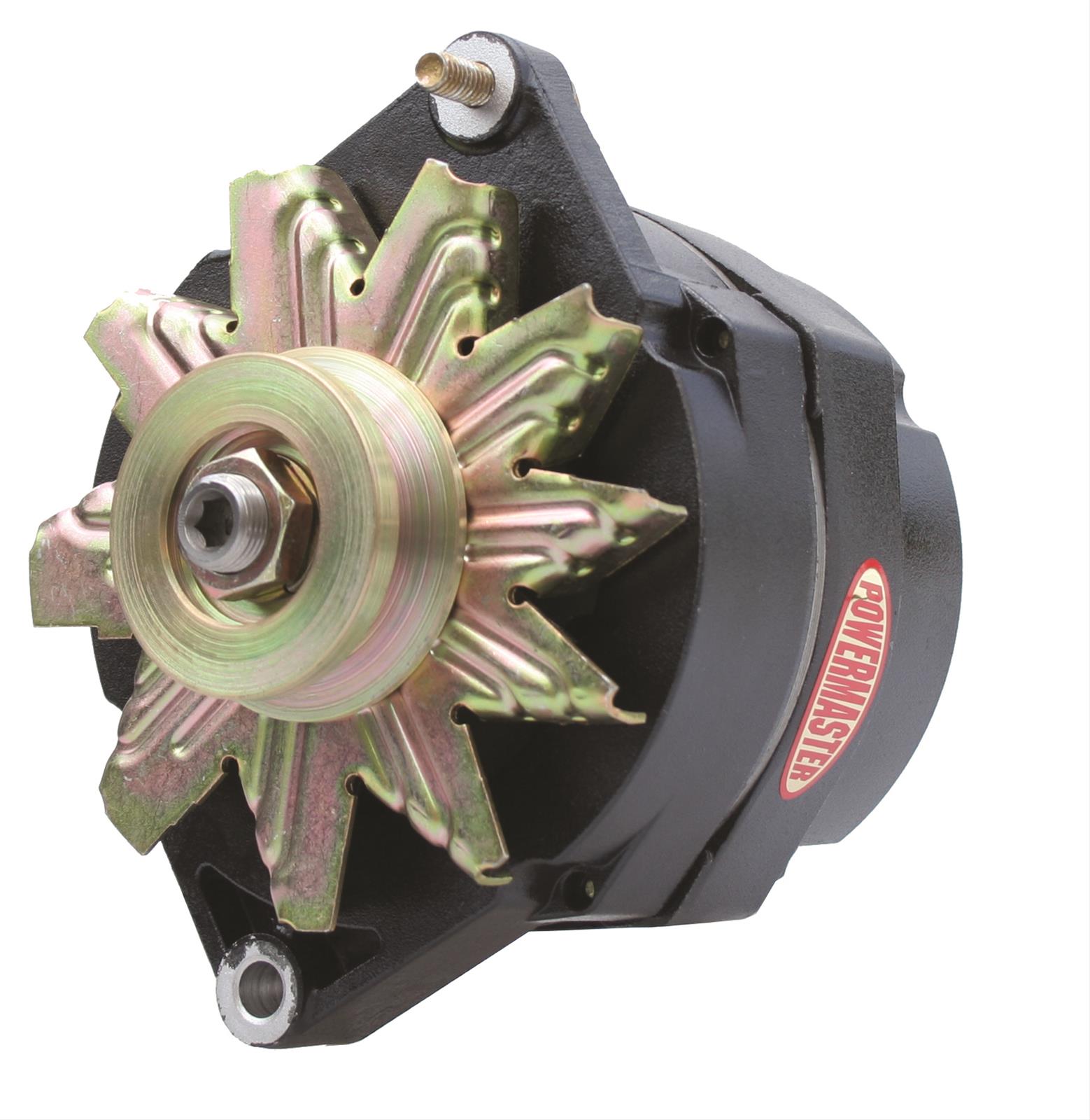 Powermaster 57293 Street Alternator - 150 Amp, For GM - Black