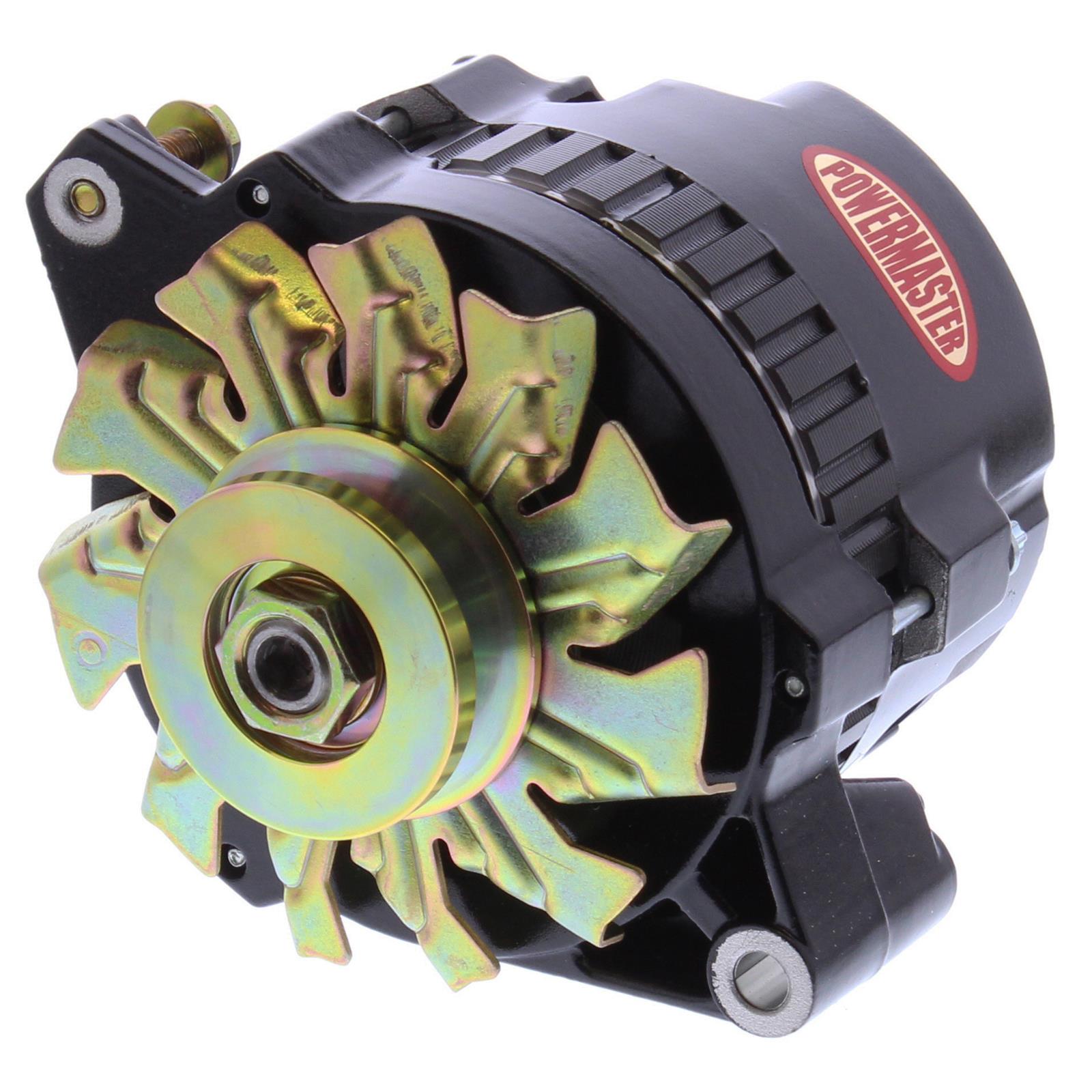 Powermaster 578021 Street Alternator - 140 Amp, For GM, Center Offset