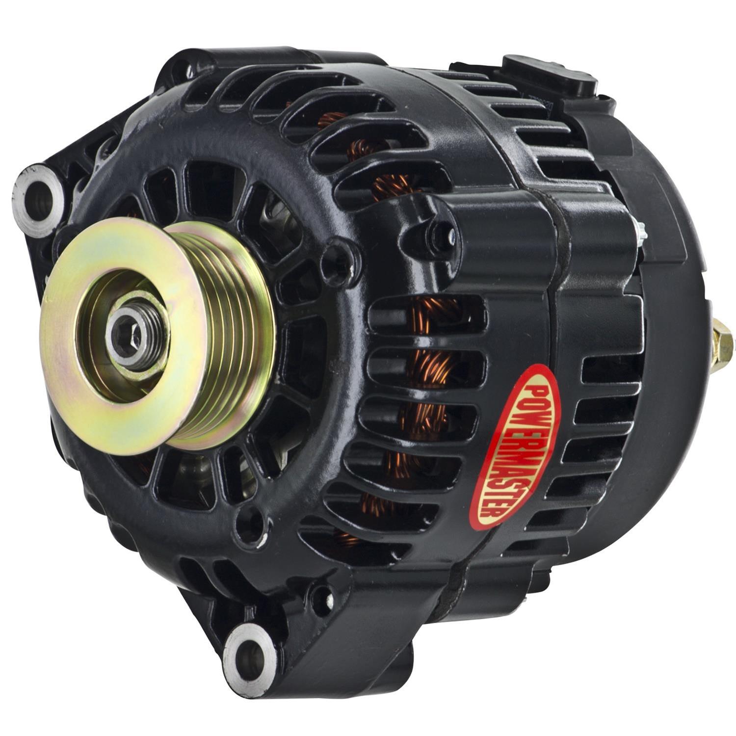 Powermaster 58247 Street Alternator - 165 Amps, For GM - Black