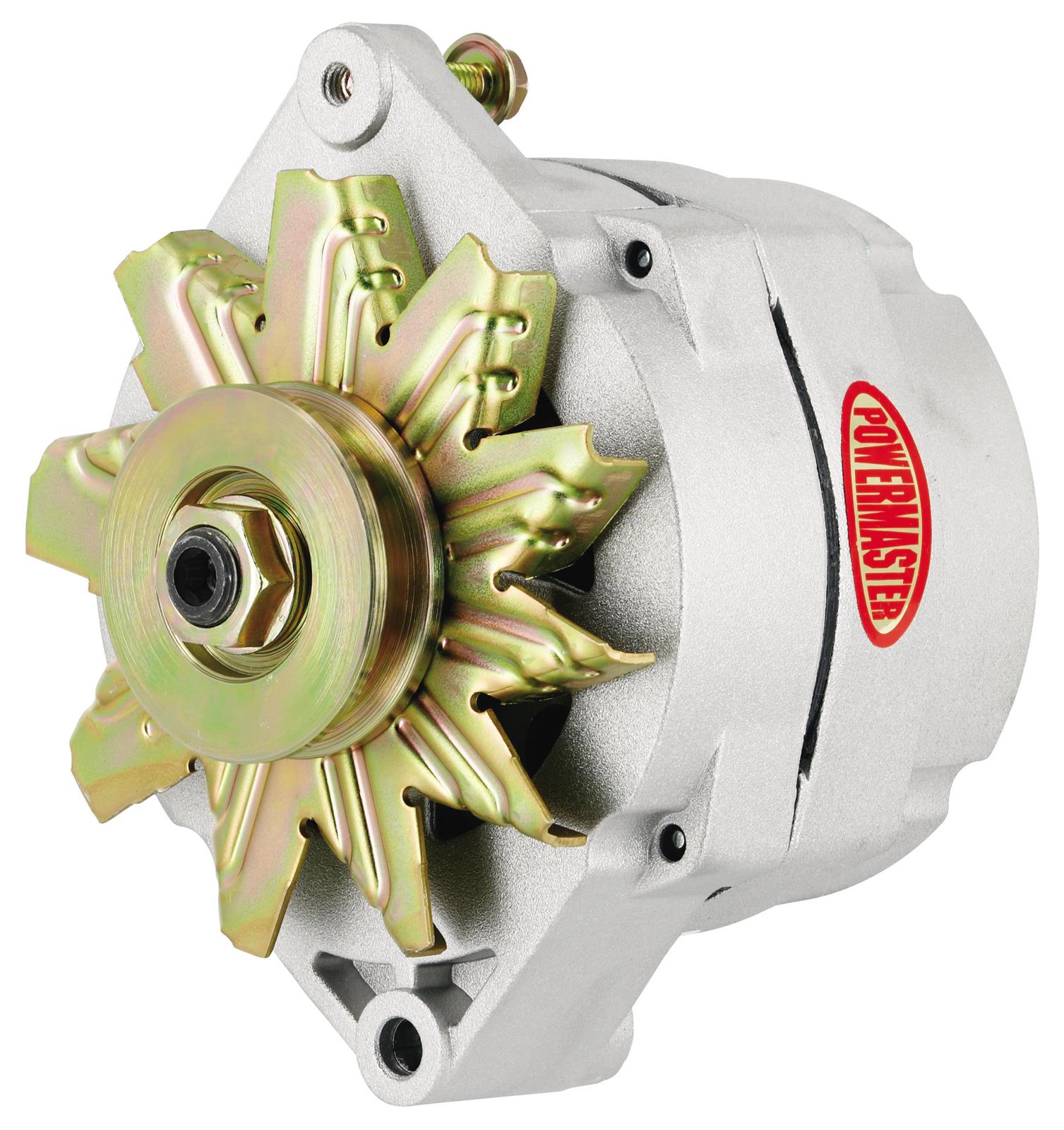 Powermaster 8002 Street Alternator - 100 Amp, For GM