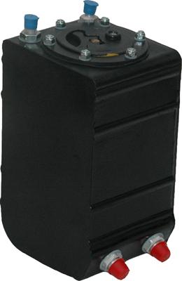 RCI 1010D Drag Race Fuel Cell, 1 Gallon - Black -8AN