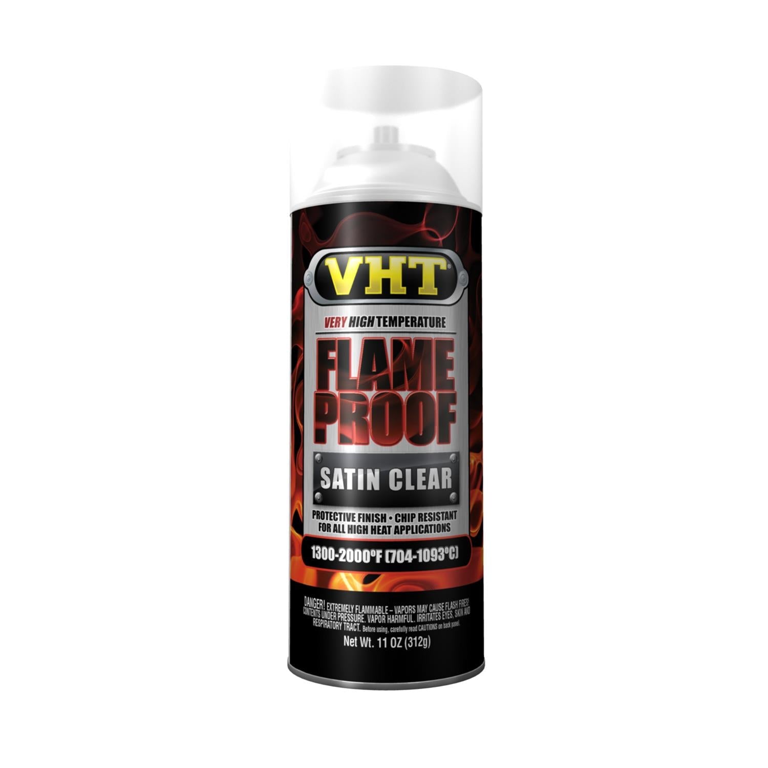 VHT SP115 FLAMEPROOF Coating High Temp Paint - Satin Clear