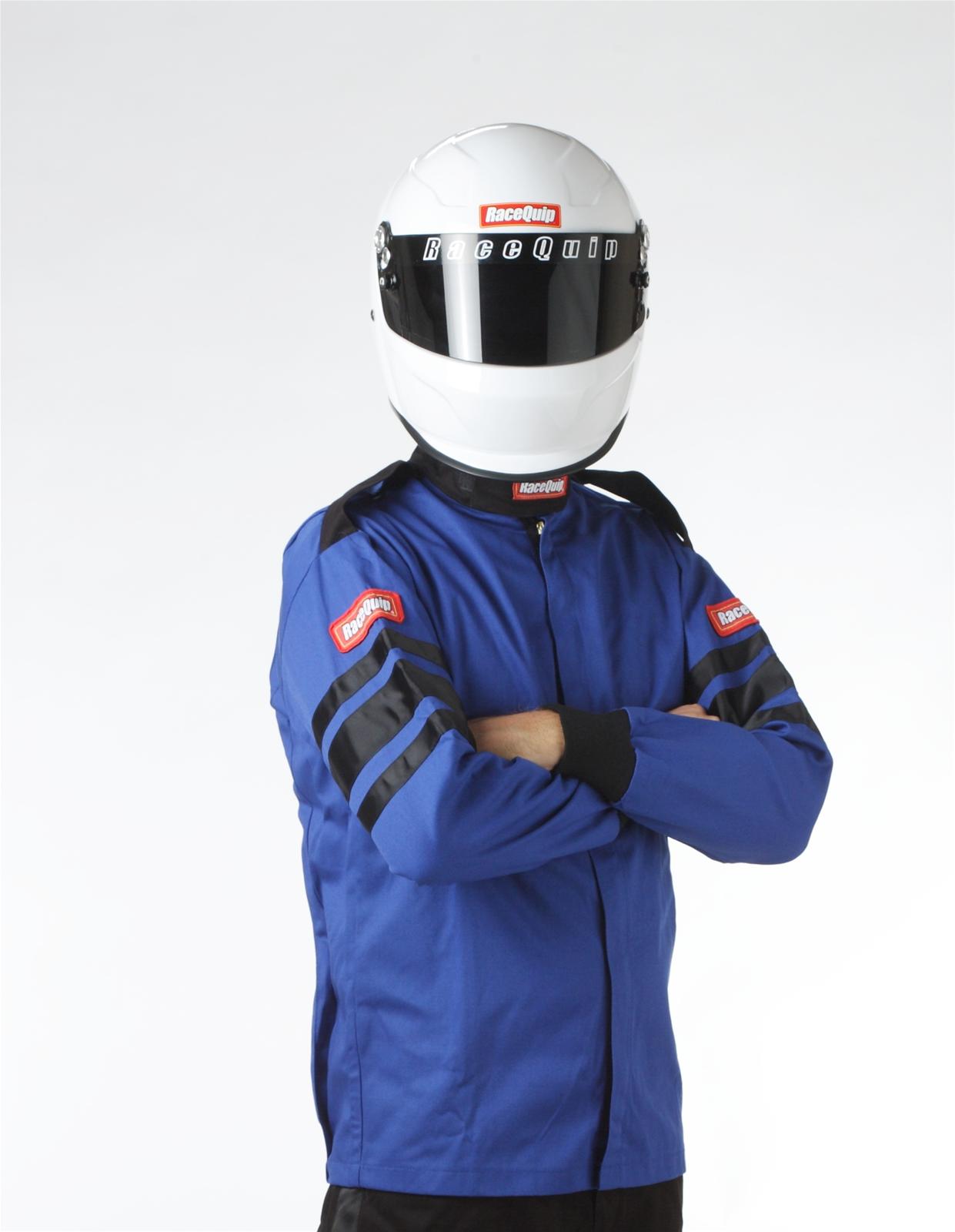 Racequip 111026 Race Jacket 1-Layer - XL SFI-1 - Blue
