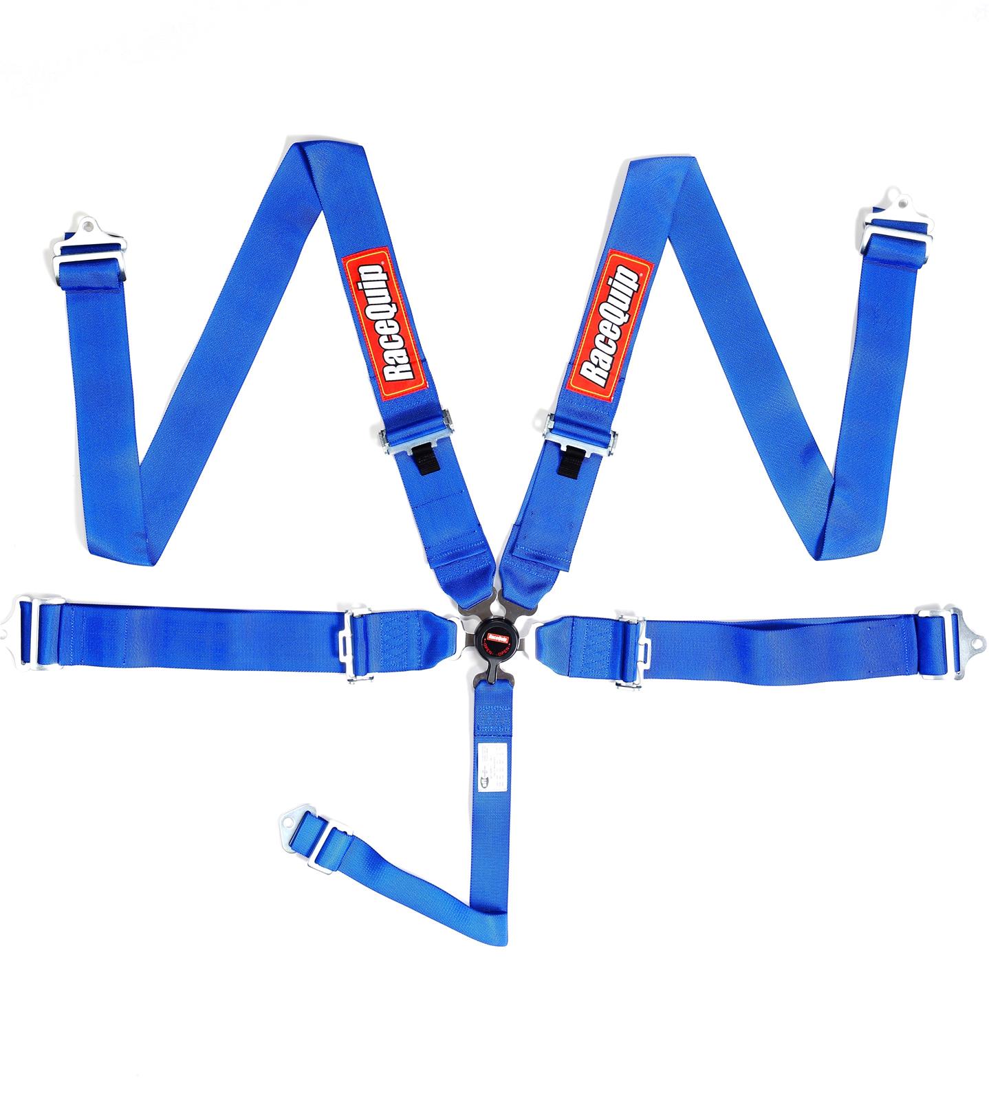 Racequip 741021RQP SFI Race Belt 5Pt Camlock Pd Lap - Sportsman - Blue